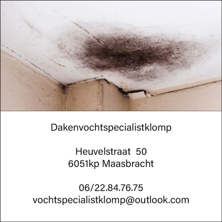 Dakenvochtspecialistklomp 