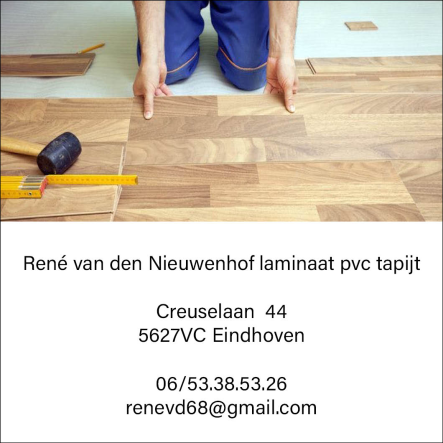 René van den Nieuwenhof laminaat pvc tapijt