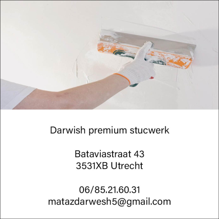 Darwish premium stucwerk 
