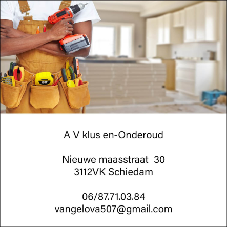 A V klus en-Onderoud